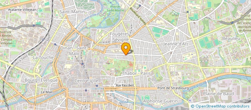 localisation de l'entreprise BONNE APPROCHE à RENNES