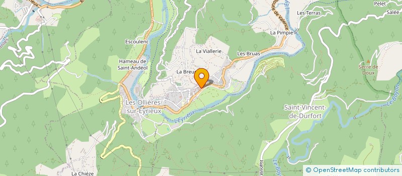 localisation de l'entreprise BONNE ARRIVEE  HAUTERIVES