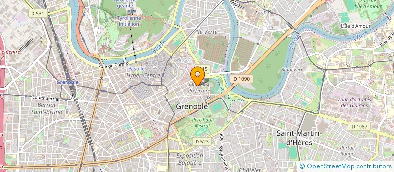 localisation de l'entreprise BONNE CINEMA  GRENOBLE