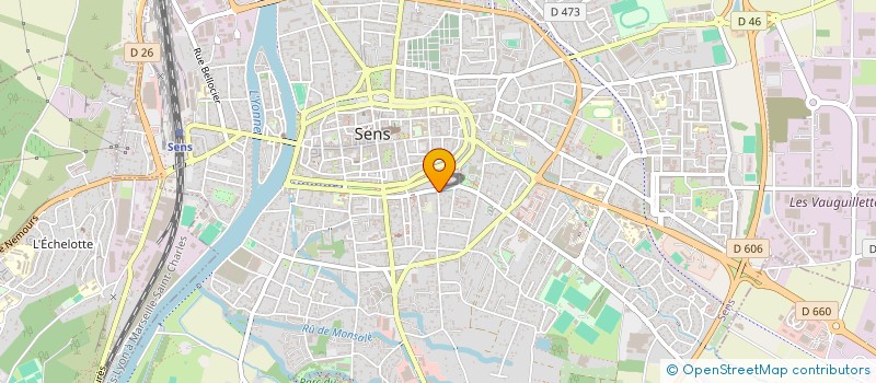 localisation de l'entreprise BONNE COM  SENS