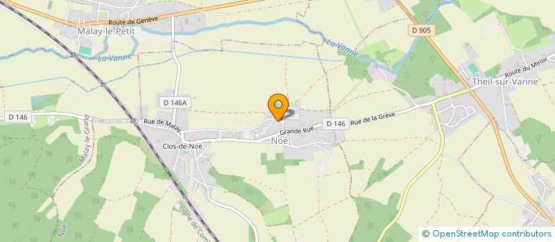 localisation de l'entreprise BONNE ENTENTE DE VAUDEURS  VAUDEURS