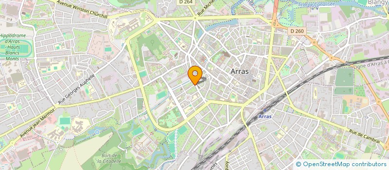 localisation de l'entreprise BONNE ESPERANCE à ARRAS