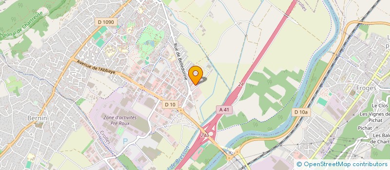 localisation de l'entreprise BONNE ETOILE  CROLLES