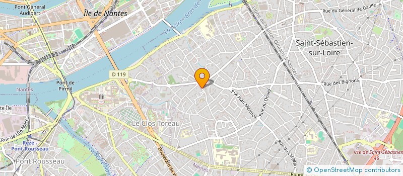 localisation de l'entreprise BONNE GARDE  SAINT-SEBASTIEN-SUR-LOIRE