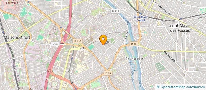 localisation de l'entreprise BONNE HEURE DES DAMES  CRETEIL