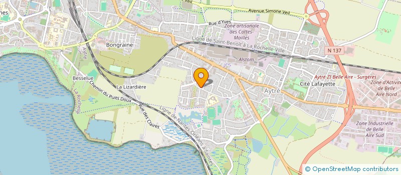 localisation de l'entreprise BONNE HOLDING INVESTISSEMENT  AYTRE