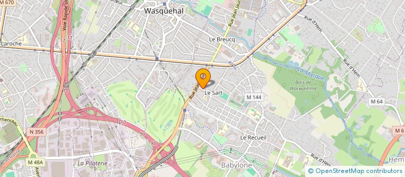 localisation de l'entreprise BONNE HUMEUR à VILLENEUVE-D'ASCQ