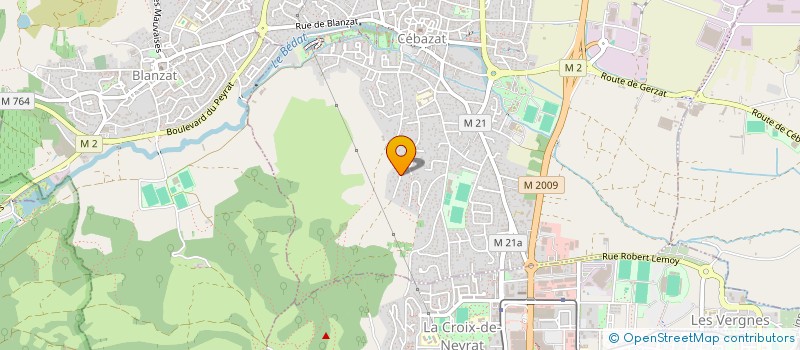 localisation de l'entreprise BONNE HUMOUR COMPAGNIE  CEBAZAT