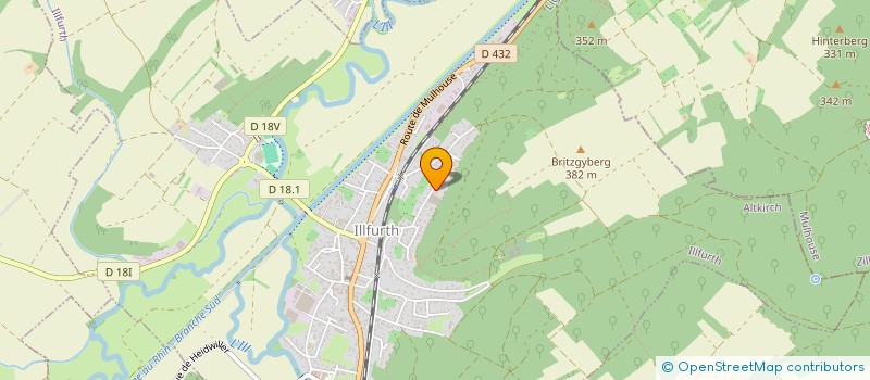 localisation de l'entreprise BONNE MAISON  ILLFURTH