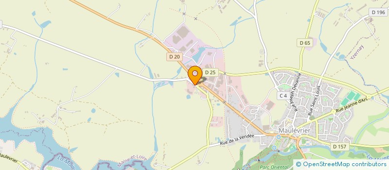 localisation de l'entreprise BONNE MINE  MAULEVRIER