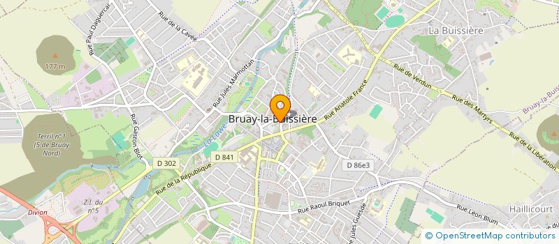 localisation de l'entreprise BONNE MINE ET SOURIRE à BRUAY-LA-BUISSIERE