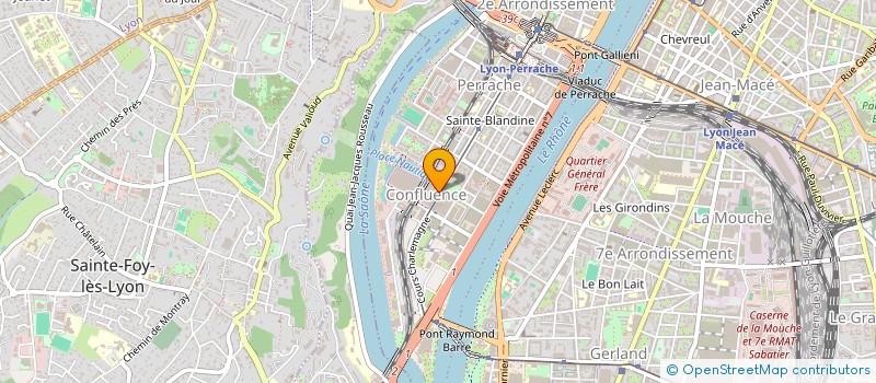 localisation de l'entreprise BONNE NOUVELLE 55 à LYON
