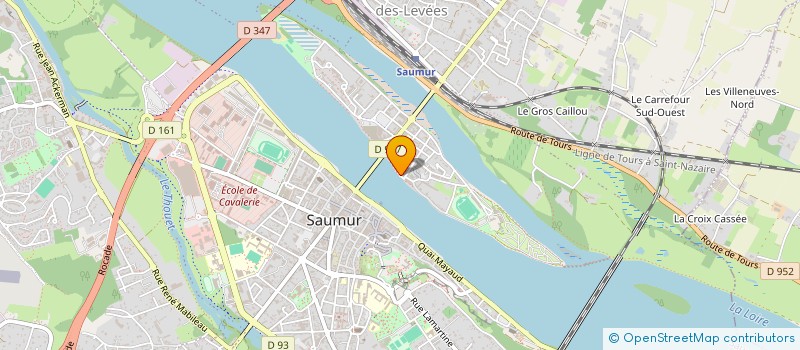 localisation de l'entreprise BONNE NOUVELLE  SAUMUR