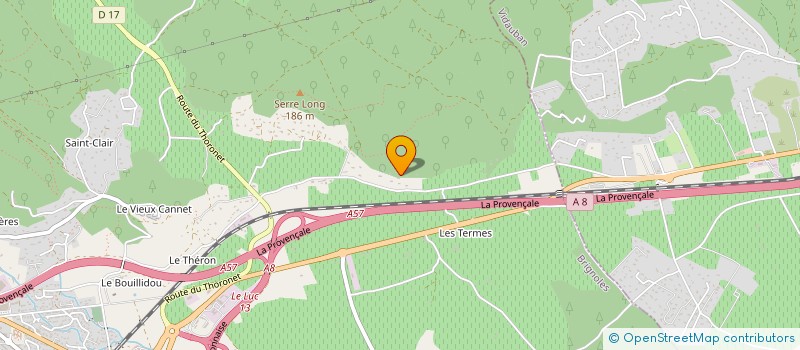 localisation de l'entreprise BONNE PERE  LE CANNET-DES-MAURES