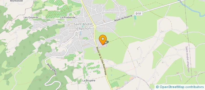localisation de l'entreprise BONNE PIERRE à SAINT-ANDRE-D'APCHON