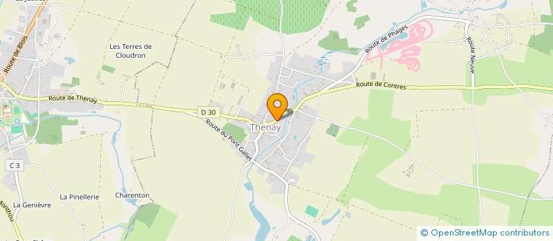 localisation de l'entreprise BONNE PIOCHE !  LE CONTROIS-EN-SOLOGNE