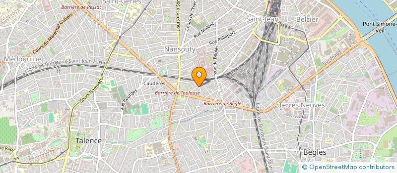 localisation de l'entreprise BONNE PIOCHE RECRUTEMENT  BORDEAUX