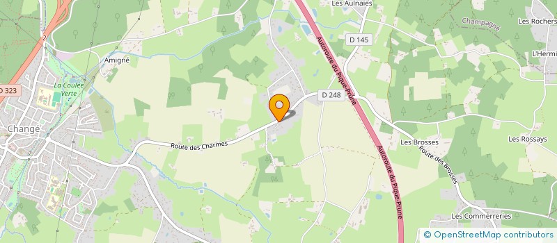 localisation de l'entreprise BONNE PITANCE  CHANGE