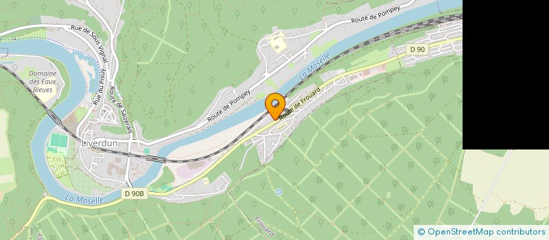 localisation de l'entreprise BONNE QUALITE  LIVERDUN