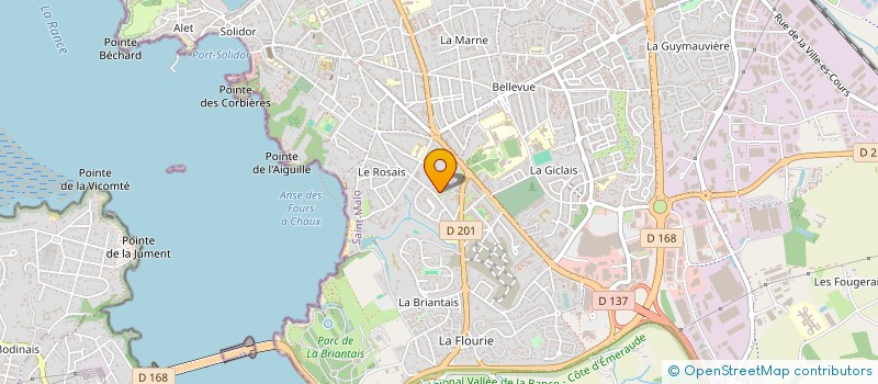 localisation de l'entreprise BONNE RENCONTRE  SAINT-MALO