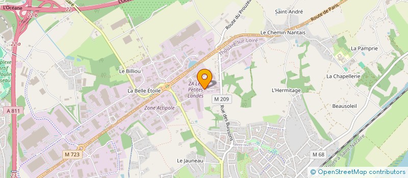 localisation de l'entreprise BONNE SOURCE SARL à THOUARE-SUR-LOIRE