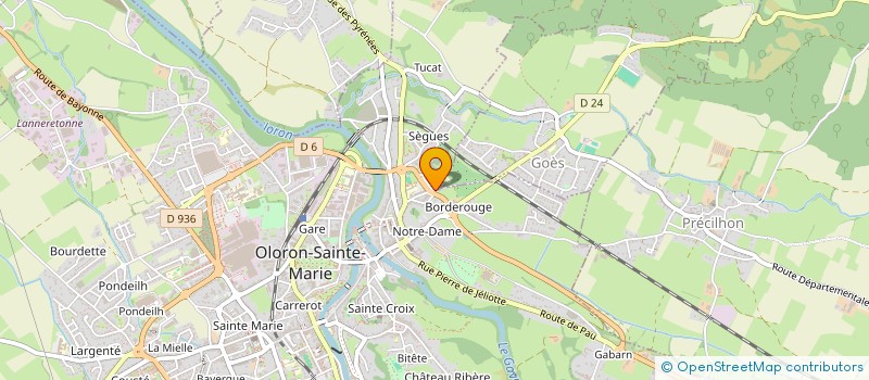 localisation de l'entreprise BONNE SUD OUEST à OLORON-SAINTE-MARIE