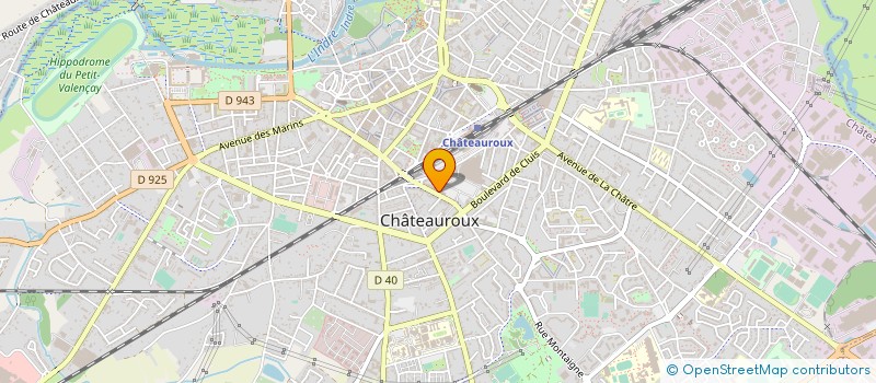 localisation de l'entreprise BONNEAU à CHATEAUROUX