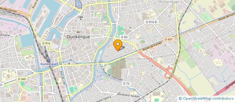 localisation de l'entreprise BONNEAU à DUNKERQUE