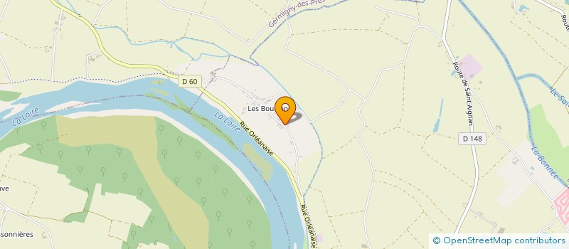localisation de l'entreprise BONNEAU & CIE à SAINT-BENOIT-SUR-LOIRE