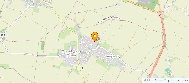 localisation de l'entreprise BONNEAU FREDERIC  COLOMBY-ANGUERNY