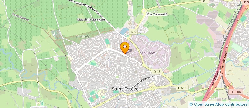 localisation de l'entreprise BONNEAU INVEST  SAINT-ESTEVE