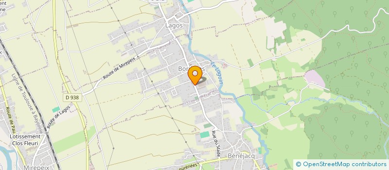 localisation de l'entreprise BONNECAZE CAPDEVIELLE  BORDERES