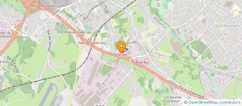 localisation de l'entreprise BONNEFON LOGISTIQUE à BOUGUENAIS