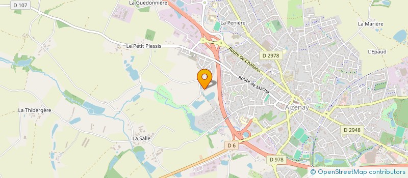 localisation de l'entreprise BONNEFONDS à AIZENAY