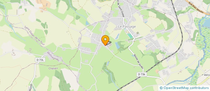 localisation de l'entreprise BONNEFONTAINE  LE PASSAGE