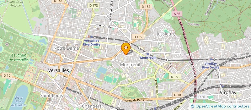 localisation de l'entreprise BONNEFOUS AVENIR à VERSAILLES