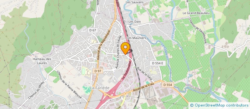 localisation de l'entreprise BONNEFOY  LA FARLEDE