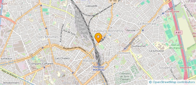 localisation de l'entreprise BONNEFOY-CROIX DAURADE IMMOBILIER à TOULOUSE