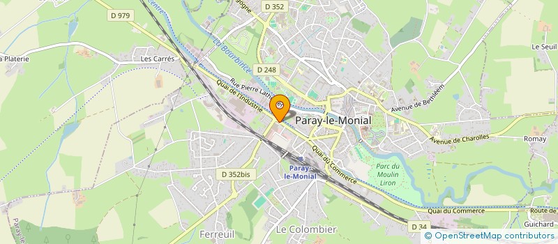 localisation de l'entreprise BONNEFOY DISTRIBUTION à PARAY-LE-MONIAL