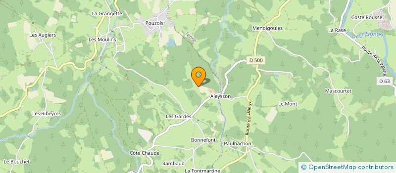 localisation de l'entreprise BONNEFOY ENERGIE  SAINT-JEURES