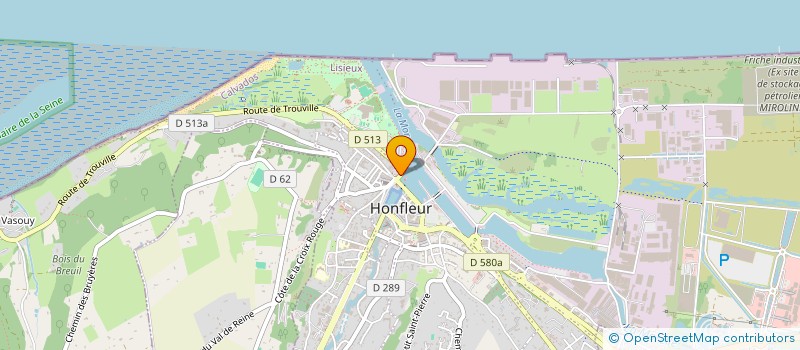 localisation de l'entreprise BONNEFOY ET CIE  HONFLEUR