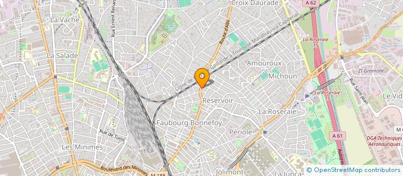 localisation de l'entreprise BONNEFOY IMMOBILIER à TOULOUSE