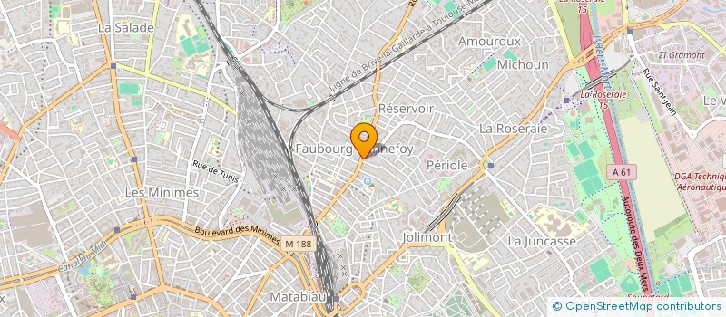 localisation de l'entreprise BONNEFOY MARKET à TOULOUSE