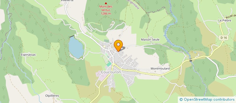 localisation de l'entreprise BONNEFOY PASCAL à COUCOURON