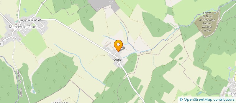 localisation de l'entreprise BONNEFOY SARL à MERCEY-LE-GRAND