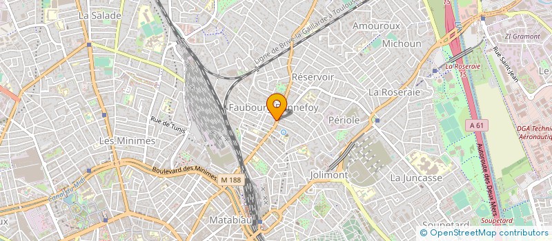 localisation de l'entreprise BONNEFOY-SERVICES-PRESSING à TOULOUSE