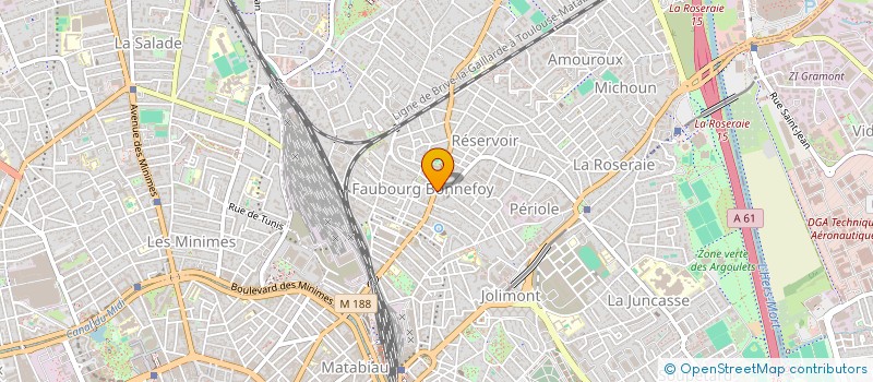 localisation de l'entreprise BONNEFOY86 à TOULOUSE