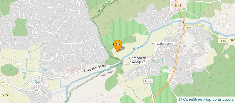 localisation de l'entreprise BONNEGARDE  FORCALQUEIRET