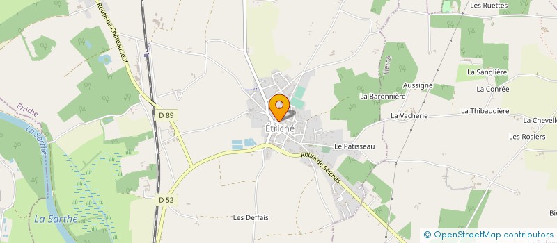 localisation de l'entreprise BONNEL  LES HAUTS-D'ANJOU