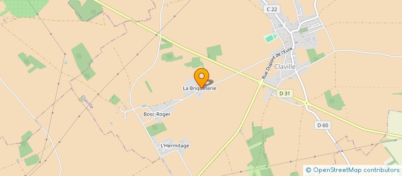 localisation de l'entreprise BONNEL GUILLAUME  CLAVILLE